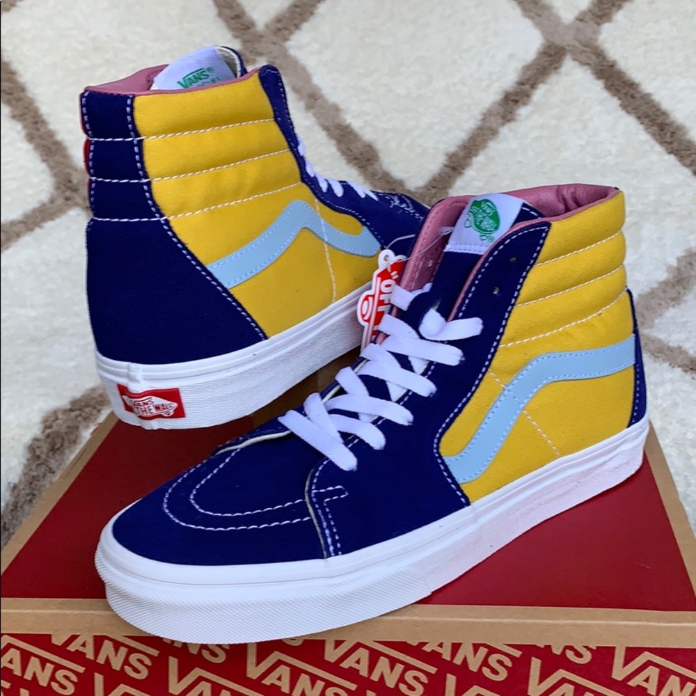 VANS Sk8-Hi SUNSHINE Multi/True White men’s - Picture 5 of 16